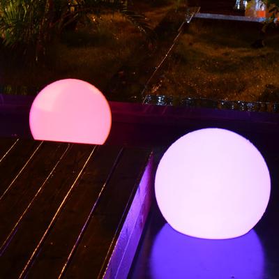 China Garden Pool Floating Ball Night Lamp Portable Rechargeable Waterproof LED Egg Shape Garden Decorative Outdoor Light for sale