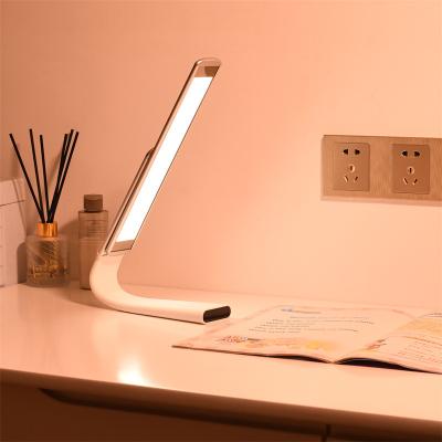 China Flexible and Foldable BSCI Certified Factory High Quality Eye Protection USB Rechargeable Battery Touch Dimmer LED Reading Table Lamp for sale