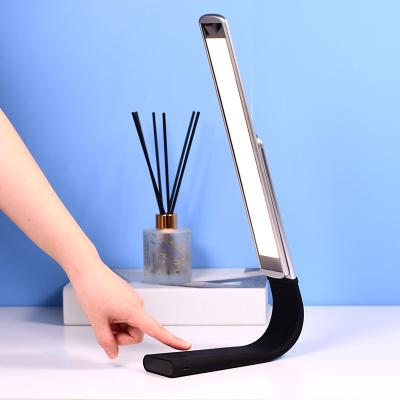 China OEM Flexible Foldable Custom LED Folding Touch Dimmer Eye Shield Reading Desk Task Lamp for sale