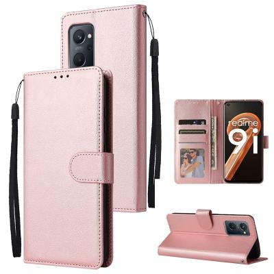 China With Stand Wallet With Card Slot Magnetic Flip Leather Case For OPPO A1 pro A96 A78 A74 A58 A57 A37 A16 Reno 8T 8 Lite Realme 9i 8 pro C25Y for sale