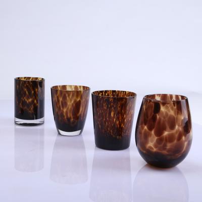 China Blown Lead Free Hand Tumbler Glass Wine Cups for sale