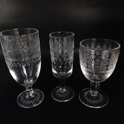 China Bohemia Style Style Drinking Glass Sustainable Wine Glass for sale