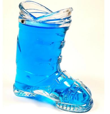 China Ski Boot Shot Viable Wholesale Mini Wine Glass for sale