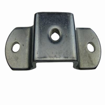 China Wildly use low price high quality sheet metal stamping forming bending socket holder with 3 punch holes for sale