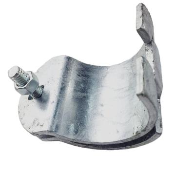 China Fence Galvanized Sheet Metal Stamping Forming Quick Pipe Clamp For Pipe Connecting for sale