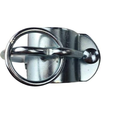 China General industry non standard quick release hot dip galvanized steel hanging pipe clamp with hanging rings for sale