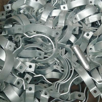 China Line Pole Hoop Ear Accessories / Hardware Galvanized Pull Cable Anchor / Pole Clamp / Overhead Power Line for sale