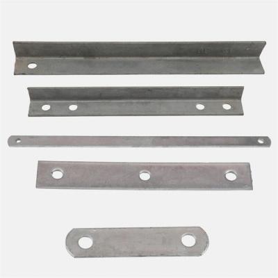 China Pole Hardware Customized Hot Dip Galvanized Line Hardware Power Steel Bracket Sheet Metal Fabrication Electric Cross Pole Pole Accessories for sale