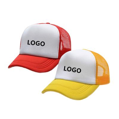 China COMMON Most Popular Sublimation Mesh Custom Trucker Hat OEM Logo Printing Truckers Hats for sale