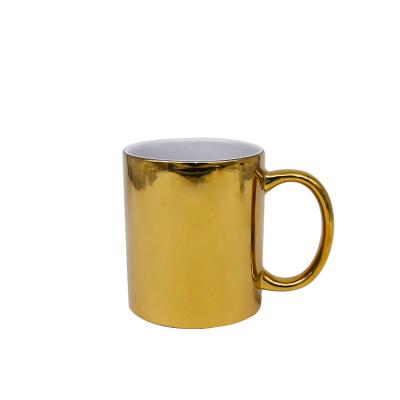 China 11oz Dye Sublimation Transfer Mug Instant Viable Coating DIY Electroplating Custom Empty Mug For Gift And Promotion for sale