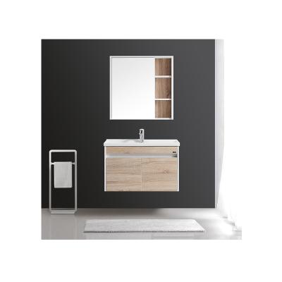 China Environmentally Friendly Design Classic White Wall Hung Luxury Marble Barhroom Bathroom Vanity Cabinet With Sink for sale