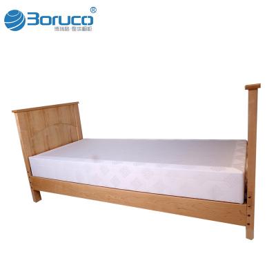 China 2021 Modern Quility Custume Metal Mesh Net Supportion Soild Wooden Single Bed for Boys and Girls for sale