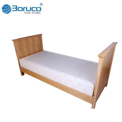 China Wholesale Modern Craft Solid Wood Exquisite Base Metal Furniture Single Size Bed For Adult for sale