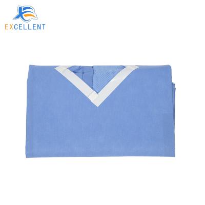 China For Surgeon Ues Hospital Medical Consumable Disposable Sterile Surgical Thyroid Drape for sale