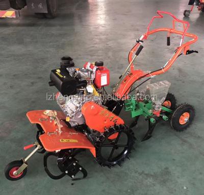 China Weeding mini self propelled garden tiller cultivator, tiller ditcher, gasoline cutivator for sale