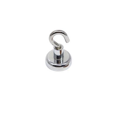 China Rare Earth Neodymium Magnet Hooks Heavy Duty Nickel Coated Customized for sale