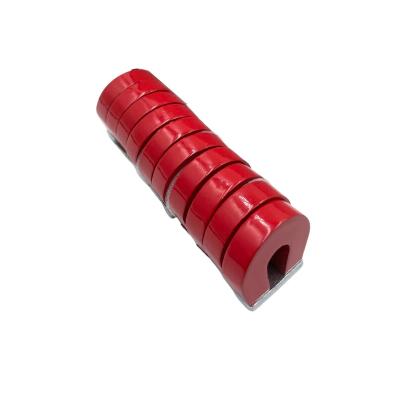 China Alnico 8 Rare Earth Horseshoe Magnets Erosion Resistant Red Color for sale