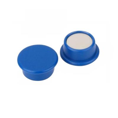 China Round Strong Memo Neodymium Office Magnet Dia18 X H8mm Magnetic Board Pins for sale