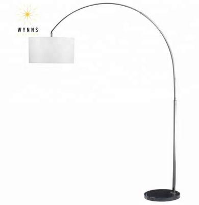 China Modern Arch Stand Lamp Lighting with E27/E26 LED Light Source and Fabric Lampshade for Desk/Sofa for sale