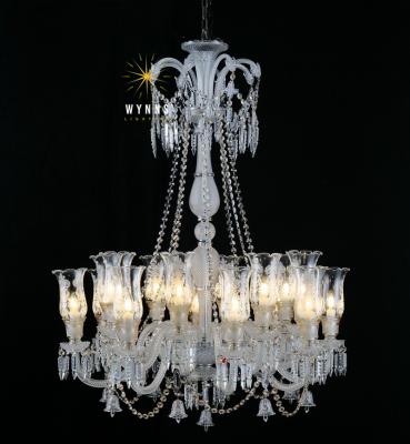 China New Fantasy Luxury Luxury Large Hall Hobby Decoration Crystal Hotel Chandelier Light for sale