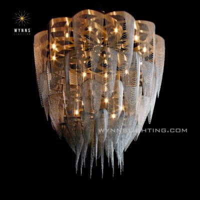 China Art Decor OEM Art Hotel Chandelier Lamp Auto CAD Layout, Project Installation for sale