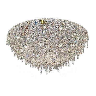 China Surface Mounted Contemporary Antique Wedding Banquet Large Round Led Ceiling Lights For Living Room for sale