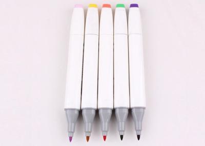 China water-proof double-ended permanent art marker set, good quality office and school marker pen for sale