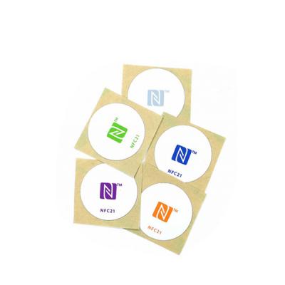 China Dia25mm NFC tag waterproof/waterproof printable rfid tag for NFC social media for sale