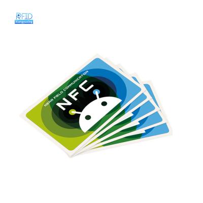 China Roll HF 13.56MHz passive NFC rfid inlay tag waterproof/waterproof nfc wholesale paper rewritable tag for sale