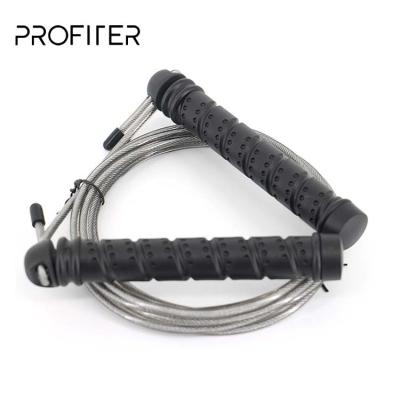 China PP Handle+ PVC +Steel Cable Fitness Forming Weighted Jump Rope PP Adjustable Handle Jump Rope for sale