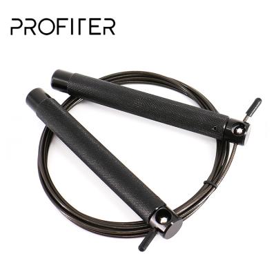 China AL+PU+Steel Cable Fitness Adjustable Cable Jump Rope Aluminum Jump Rope for sale