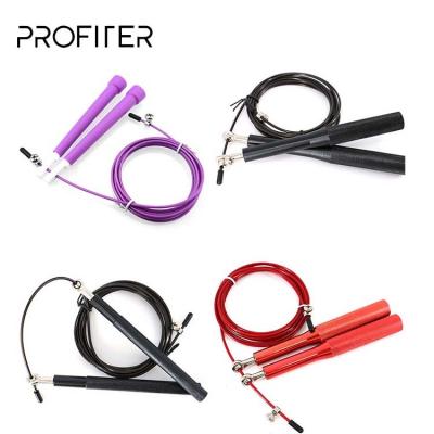 China High Quality Various Fitness PP Adjustable Cable Steel Jump Rope for sale