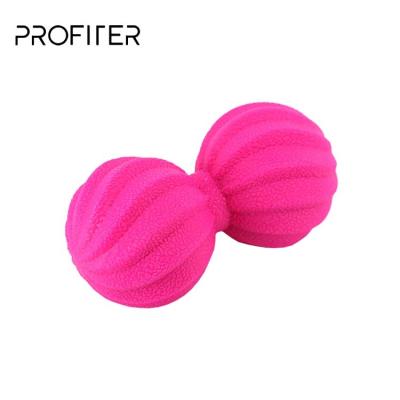 China New Design Double Band Peanut Ball Lacrosse Massage Ball For Muscle Fitness Exercise for sale