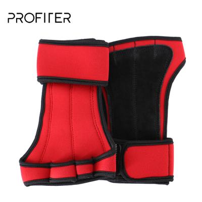 China Universal Customized Neoprene Anti-Slip Palm Guard Weightlifting Hand Grips for sale