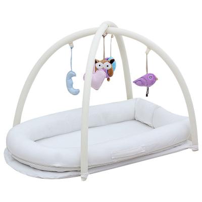 China Modern Educational Play Bed Baby Toys Eco-friendly Soft Cotton Playing Gym Mat For Kids Comfortable Safety Baby Activity Crib for sale