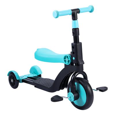 China Ried on Toy New 5 in 1 Multifunctional Adjustable Bar and Seat Baby Transformation Scooter for sale