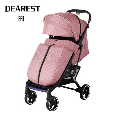 China Portable Easy Folding The New More Expensive Shock Absorbing Big-Wheeled Foldable Outdoor Baby Stroller for sale