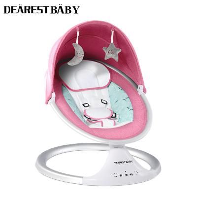 China Baby Adjustable Electric Chair Rocking Bed Intelligent Multifunctional Baby Crib Sleeping Newborns Electric Rocking Chair for sale