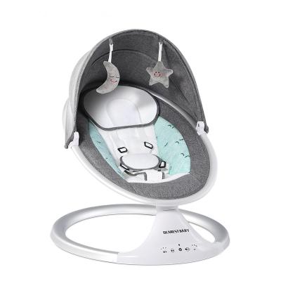 China Modern Smart Newborn Comfortable Sleep Baby Electric Swing Chair With Musical Toys Baby Electric Rocking Chair for sale