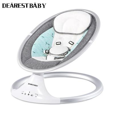 China New Modern Coaxial Smart Coaxial Baby Rocking Chair Electric Rocking Chair Electric Cradle With Music Remote Control Crib for sale