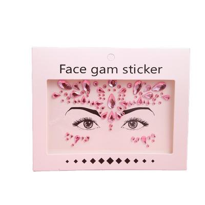 China Temporary Party Joy Hot Face Jewels Gem Stickers Rhinestone Facial Festival Bulk Diamond Face Body Jewels Acrylic Forehead Jewels for sale