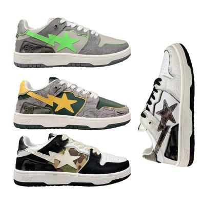 China Fashion Trend Wholesale Bape SK8 Sta Shoes Men Basketball Sneakers Good Quality Bape Shoes for sale