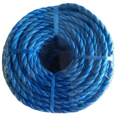 China Factory Supply UV Resistant Polypropylene Rope PP Split 3 Strand Twisted Rope for sale