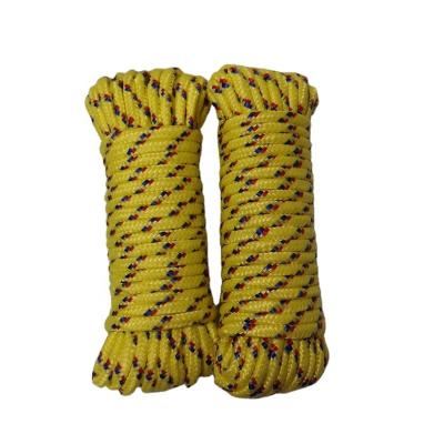 China Gently Easy To Knot High Quality Braided 16 Strand Polypropylene Rope Packing Rope Tie Rope For Household Use for sale