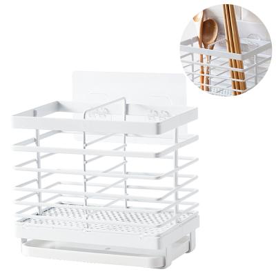 China Modern Hot Sale Iron Kitchen Organizer Multifunctional Rack Wall Draining Rack for sale