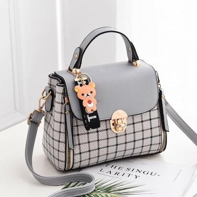 China High quality new fashion handbags summer 2021 casual cross - body bags women handbags women PU flapper plaid designer tote bag for sale