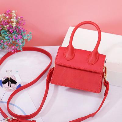 China Others Fashion Candy Color Kids Pinch 2021 And Bucket Hat Lock Handbag Pu Leather Cross - Body Mini Purses Girls Cute Kid Handbag for sale