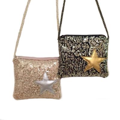 China 100% eco-friendly small sequins coin purse change wallet star wallet money holder kids coin cute shoulder bag for girls for sale