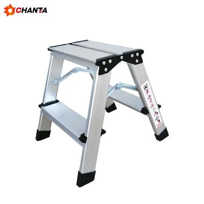 China Factory Direct Portable Folding Ladders Aluminum Folding Step Ladder For Home Supermarket for sale