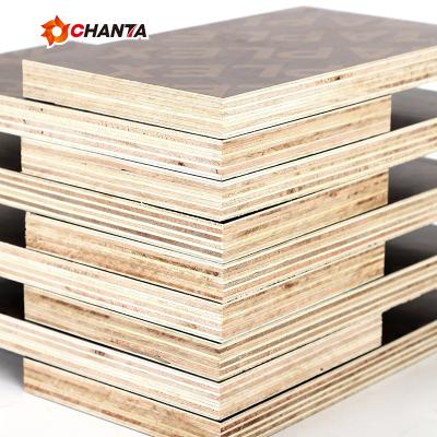 China Linyi modern factory direct good quality of 18mm film faced plywood with low price for sale